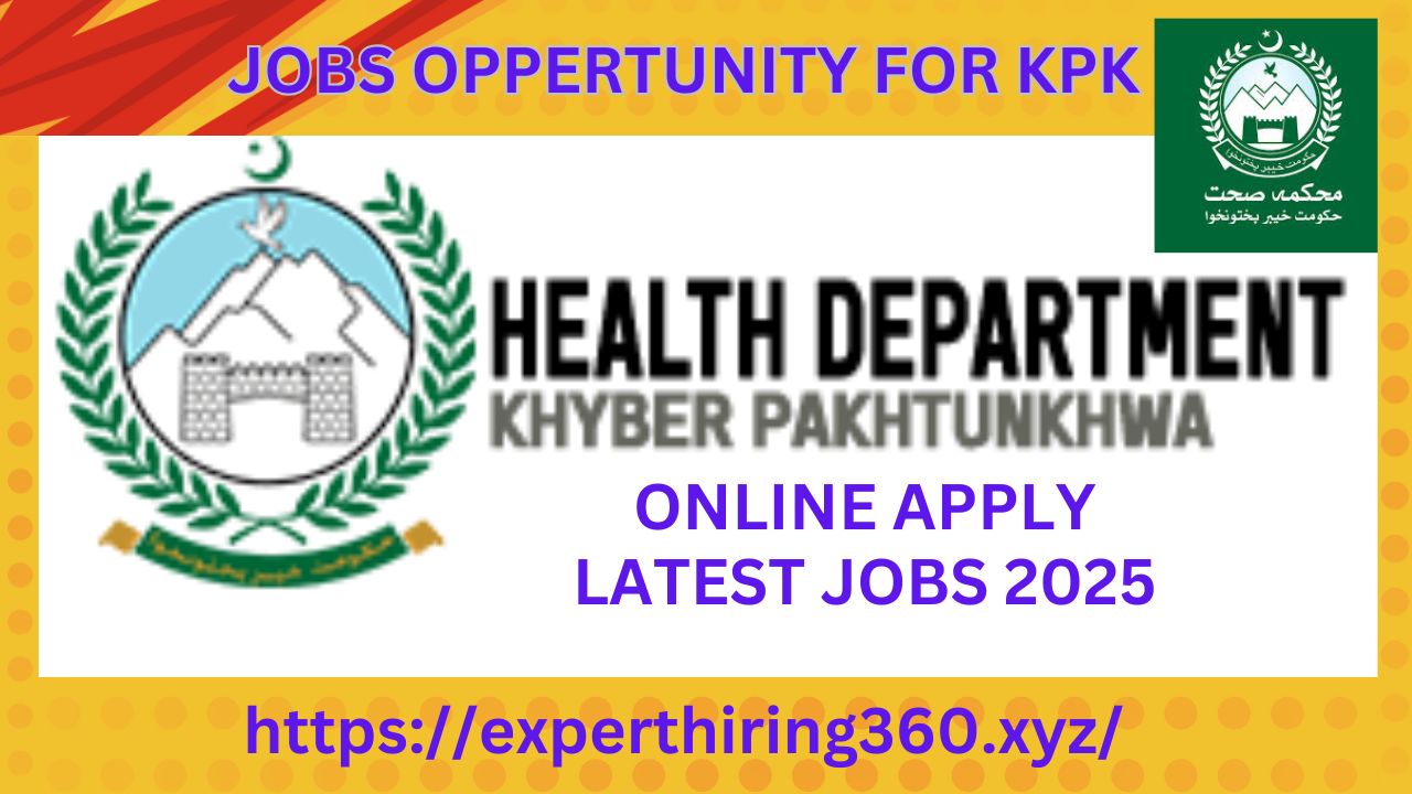 Latest Health Department Jobs 2025 | KPK Peshawar