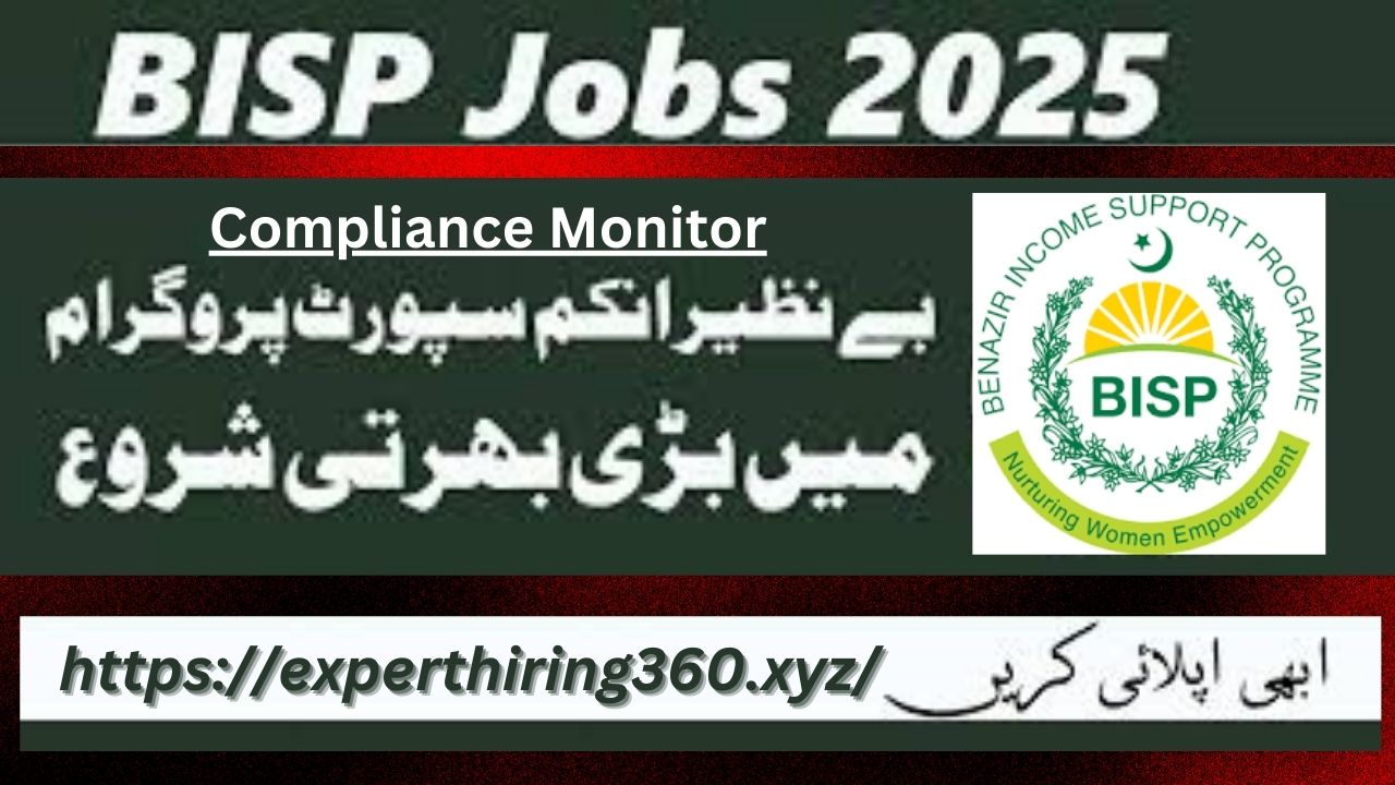 Latest BISP JOBS 2025 | The Benazir Income Support Programme