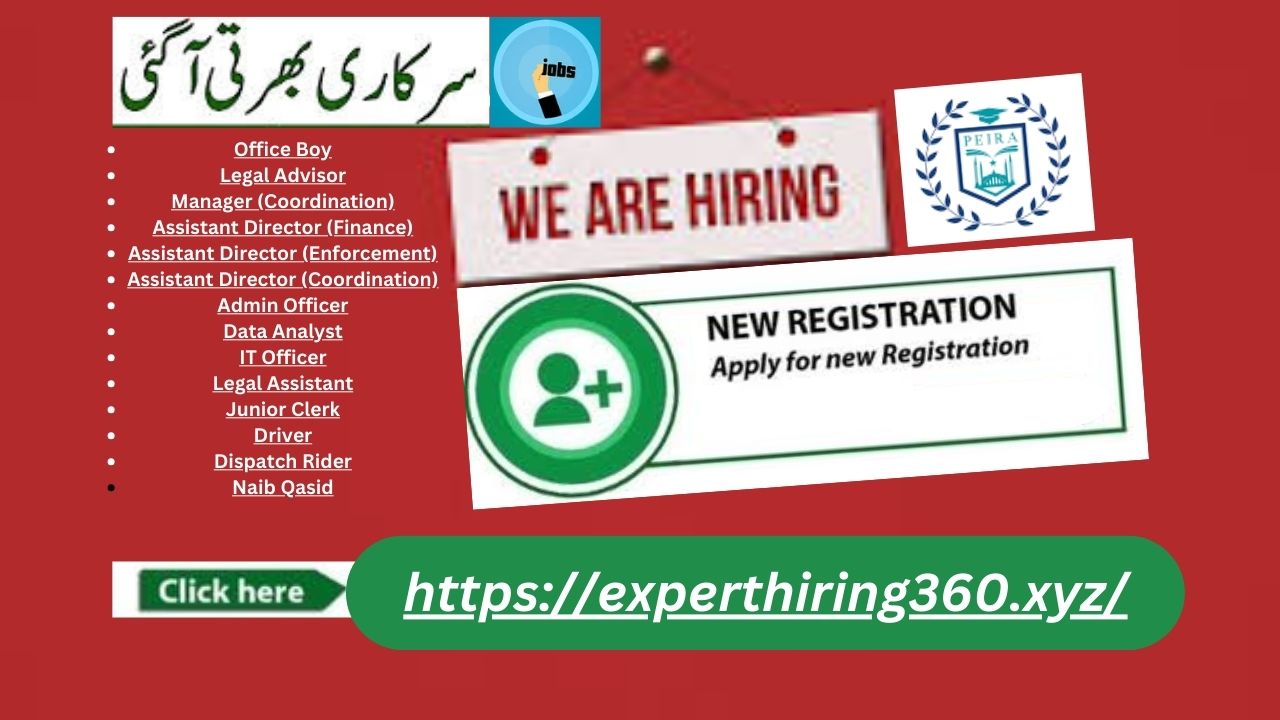 Latest PERA Jobs 2025 | The Punjab Enforcement & Regulatory Authority